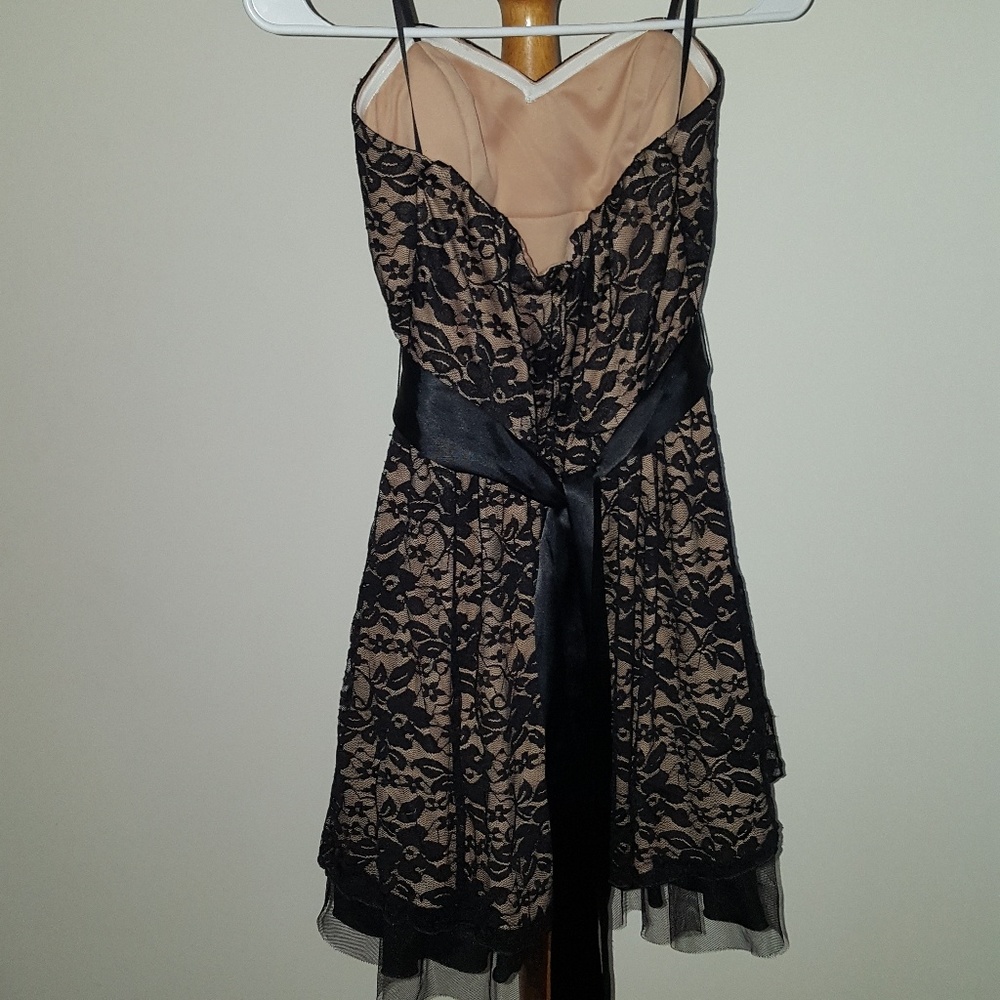 Lace Dress with Sash - Picture 2 of 3